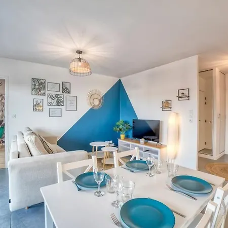 Modern'blue - Gare A 3min-geneve Acces Direct شقة آنماس