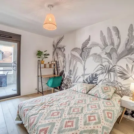 Modern'blue - Gare A 3min-geneve Acces Direct Appartement Annemasse