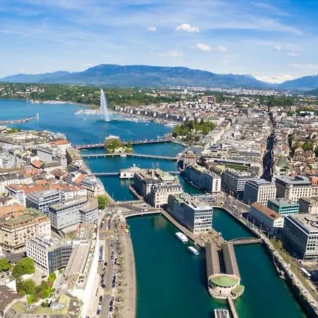 Modern'blue - Gare A 3min-geneve Acces Direct شقة آنماس