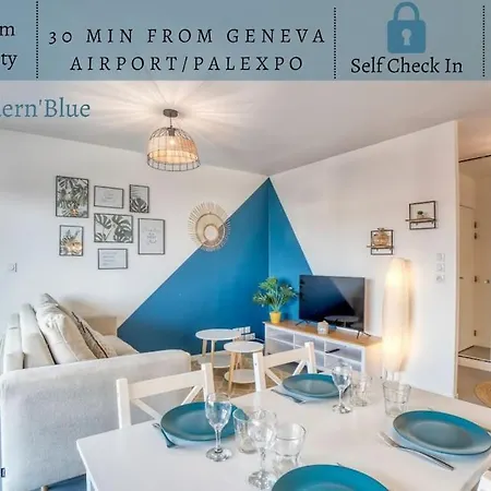 Modern'blue - Gare A 3min-geneve Acces Direct *